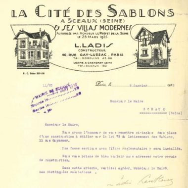 Sceaux – Châtenay-Malabry, le quartier des Sablons et les maisons « Ladis »